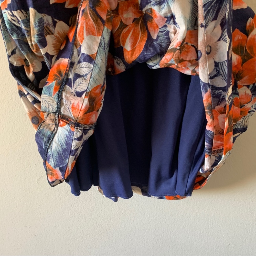 City Triangles Crochet and Floral Strapless Dress - Picture 3 of 9